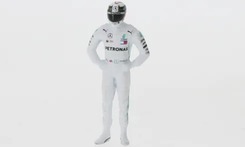 Figur Lewis Hamilton, 2017, 1:43, Cartrix