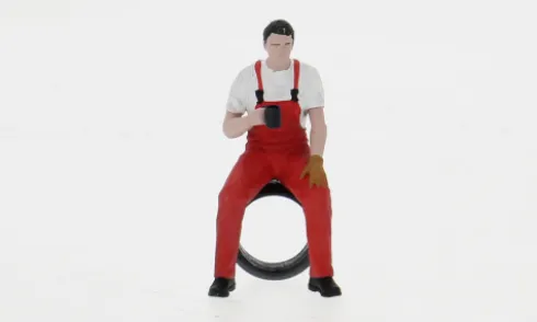 Figur Nick, red/white, 1:43, Atlantic
