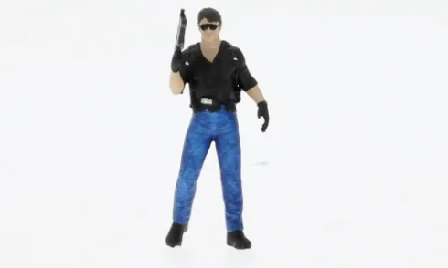 Figur Sylvester Stallone, City Cobra, 1:43, Cartrix
