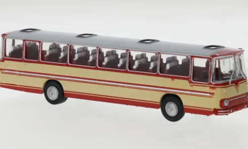 Fleischer S5, rot/beige, 1973, 1:87, Brekina