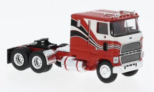 Ford CLT 9000, rot/weiss, 1978, 1:87, Brekina