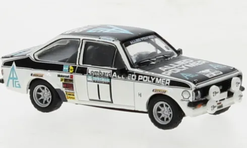 Ford Escort RS 1800, Rallye RAC Lombard, 1975, #1, T.Mäkinen, 1:87, Brekina