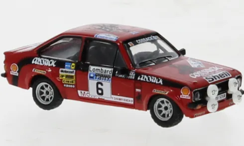 Ford Escort RS 1800, Rallye RAC Lombard, 1976, #6, R.Clark, 1:87, Brekina
