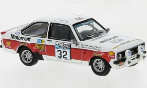 Ford Escort RS 1800, Rallye RAC Lombard, 1976, #32, B.Waldegard, 1:87, Brekina