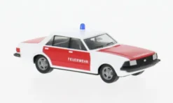 Ford Granada, weiss/rot, Feuerwehr, 1:87, Herpa