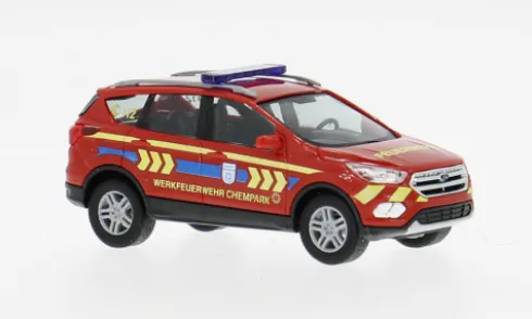 Ford Kuga, 2017, Werkfeuerwehr Chempark, 1:87, Busch