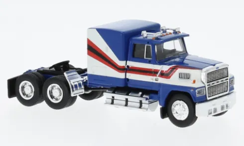 Ford LTL 9000, blau/weiss, 1978, 1:87, Brekina