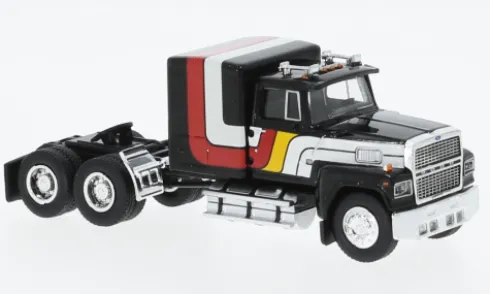 Ford LTL 9000, schwarz/weiss, 1978, 1:87, Brekina