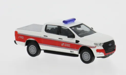 Ford Ranger, 2016, Feuerwehr Würzburg, 1:87, Busch