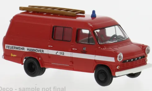 Ford Transit, 1970, Feuerwehr Hannover, 1:87, Brekina