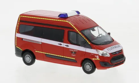 Ford Transit Custom Bus HD, 2012, Freiwillige Feuerwehr Köln, 1:87, Busch