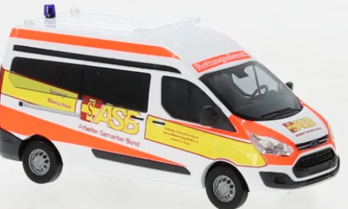 Ford Transit Custom Bus HD, 2012, ASB Bonn, 1:87, Busch