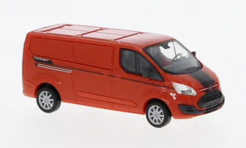 Ford Transit Custom Sport, orange/schwarz, 1:87, Busch
