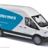 Ford Transit Kasten, 2014, Hermes, 1:87, Busch