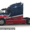Ford Aeromax, rot/blau, 1990, 1:64, IXO America