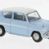 Ford Anglia, hellblau/weiss, 1959, 1:87, Brekina