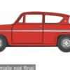 Ford Anglia, rot, 1:76, Oxford