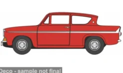 Ford Anglia, rot, 1:76, Oxford