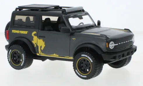 Ford Bronco Badlands, dunkelgrau/Dekor, 2021, 1:24, Maisto
