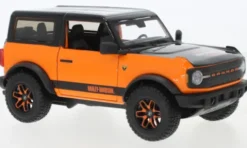 Ford Bronco Badlands, orange/schwarz, Harley-Davidson, 1:24, Maisto