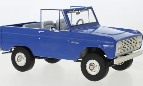 Ford Bronco, blau/weiss, 1966, 1:18, Greenlight