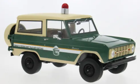 Ford Bronco, 1967, Smokey Bear Forest Ranger, 1:18, Greenlight