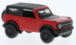 Ford Bronco Wildtrak, rot/schwarz, 2021, 1:64, Bburago