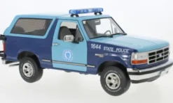 Ford Bronco XLT, 1996, Massachusetts State Police, 1:18, Greenlight