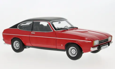 Ford Capri II Ghia 3.0, rot/schwarz, 1974, 1:18, Touring