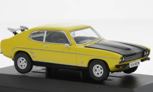 Ford Capri MK I 3.0 GXL, gelb/schwarz, 1:43, Corgi