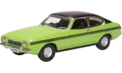 Ford Capri MKII, hellgrün/schwarz, 1:76, Oxford