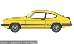 Ford Capri MK III, gelb, 1:76, Oxford