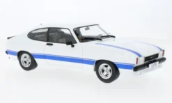 Ford Capri MK II X-Pack, weiss/blau, 1975, 1:18, MCG