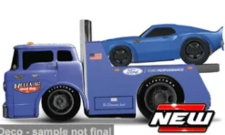 Ford C600 Flatbed, blau, 1966, 1:64, Maisto