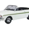 Ford Cortina MkII Crayford Convertible, weiss/grün, 1:43, Oxford