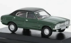 Ford Cortina MKIII, dunkelgrün/schwarz, 1:76, Oxford