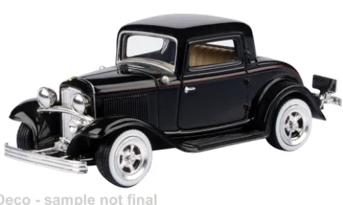 Ford Coupe, schwarz, 1948, 1:43, Motormax