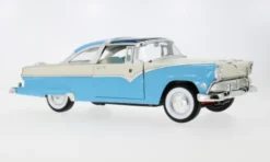 Ford Crown Victoria, blau/weiss, 1955, 1:18, Lucky Die Cast