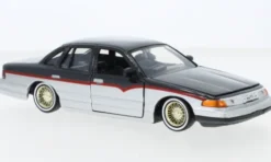 Ford Crown Victoria, dunkelgrau/silber, 1993, 1:24, Motormax