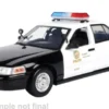 Ford Crown Victoria Police Interceptor, 2001, LAPD, 1:18, Motormax