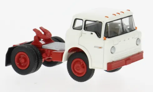 Ford C-Series, weiss/rot, 1970, 1:87, Brekina