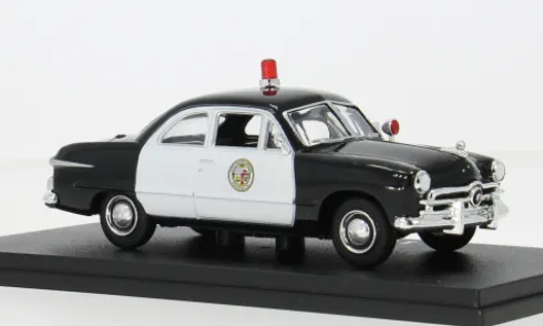 Ford Custom, 1949, Los Angeles Police Department, 1:43, Greenlight