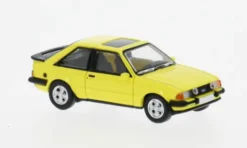Ford Escort MK III XR3i, gelb, 1982, 1:87, PCX87