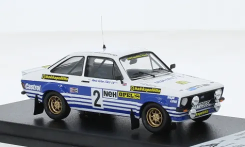 Ford Escort MK II RS, Rallye WM, Rallye Schweden, 1982, David Sutton (Cars) Ltd., #2, A.Vatanen/T.Harryman, 1:43, Trofeu