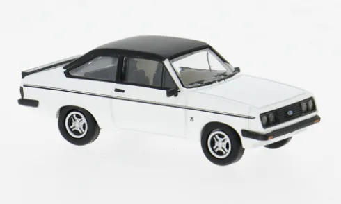 Ford Escort MK II RS 2000, weiss/schwarz, 1977, 1:87, PCX87