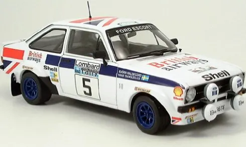 Ford Escort RS 1800, Rallye RAC Lombard, #5, B.Waldegard/H.Thorszelius, 1:18, Sun Star