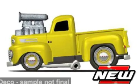 Ford F1, gelb, 1949, 1:64, Maisto