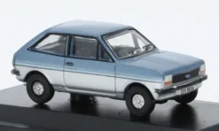 Ford Fiesta MKI, blau/silber, 1:76, Oxford