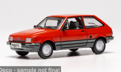 Ford Fiesta MK II, rot, 1984, 1:43, IXO