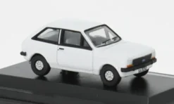 Ford Fiesta MK I, weiss, 1:76, Oxford